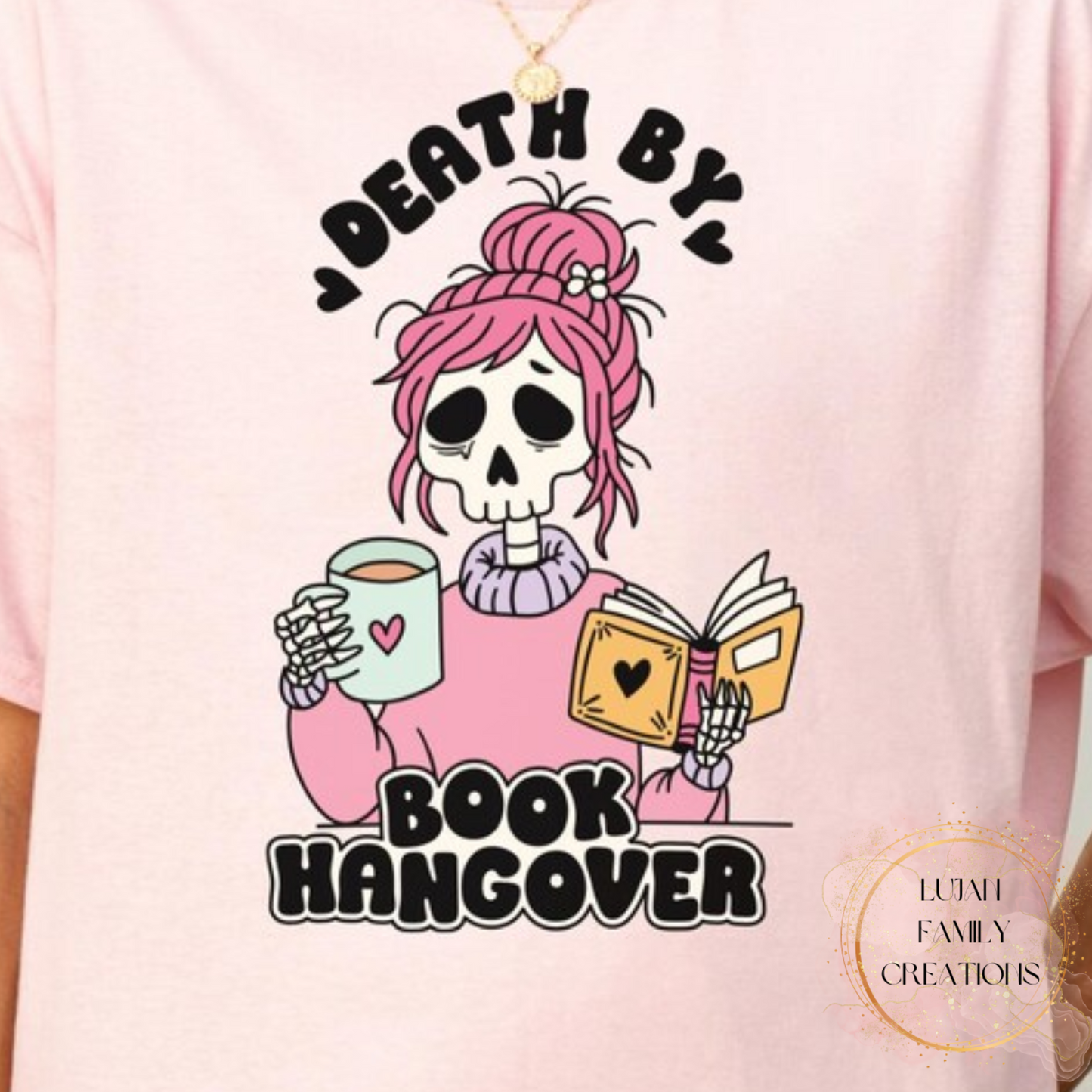 Death by Book Hangover- T-Shirt
