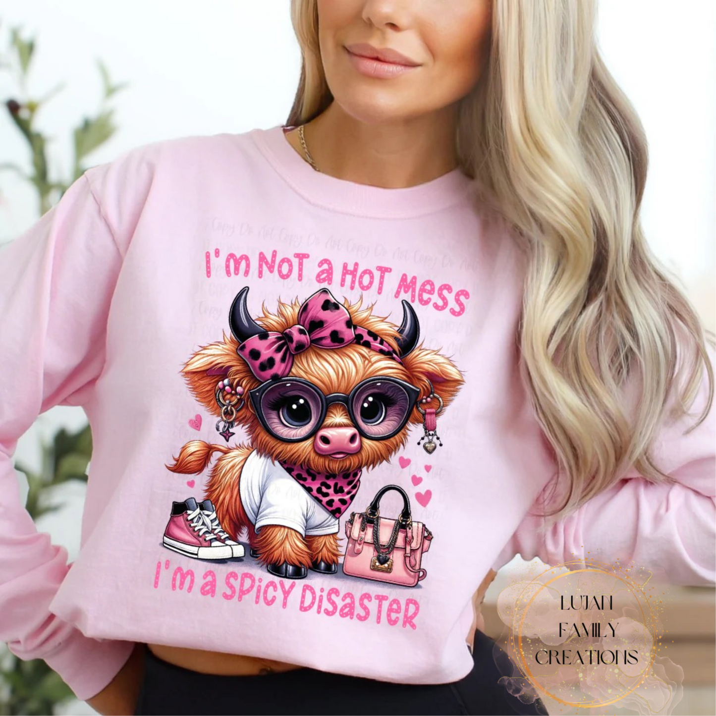 I'm not a Hot Mess Long Sleeve T-Shirt