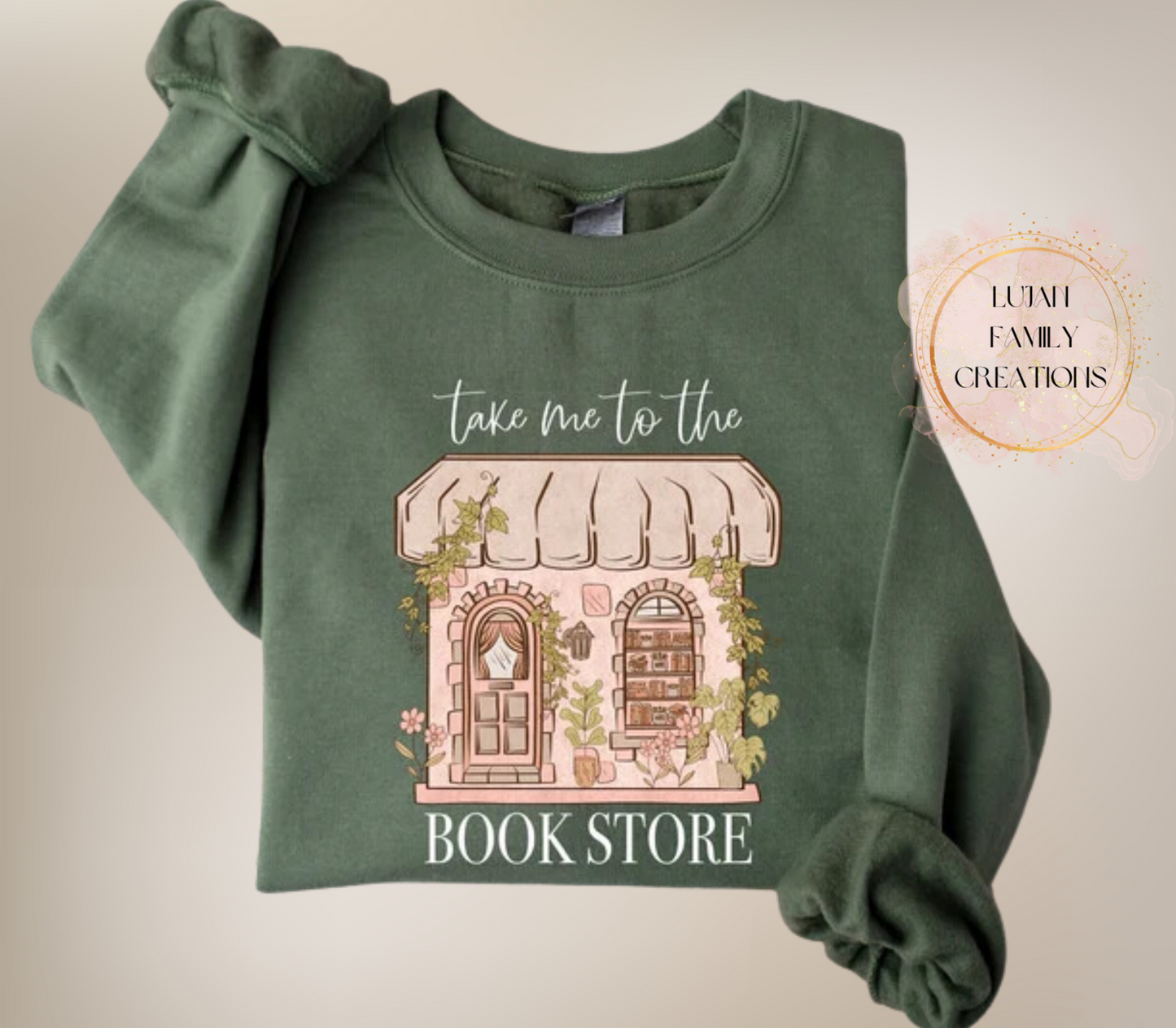 Take Me To The Bookstore- Crewneck