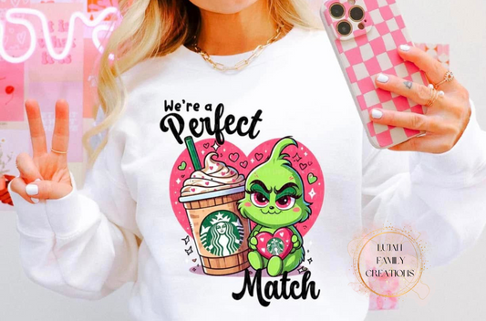 We're a Perfect Match Crewneck